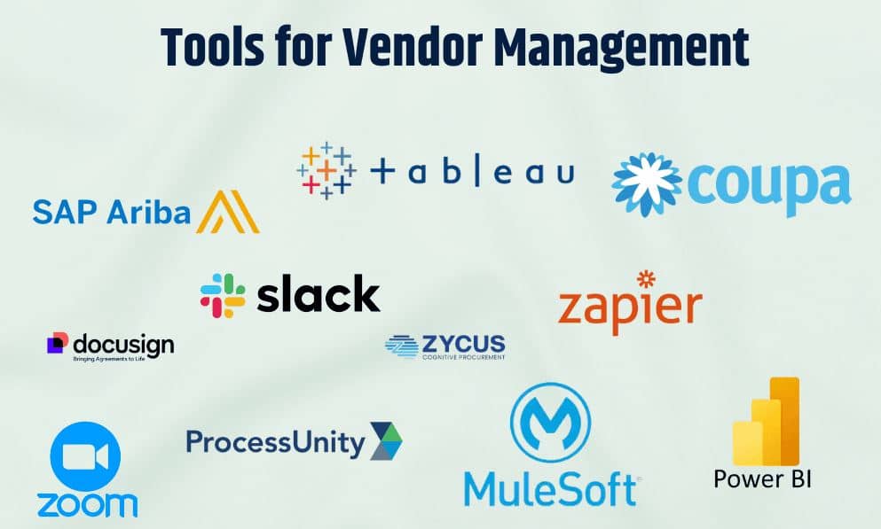 how to manage vendors