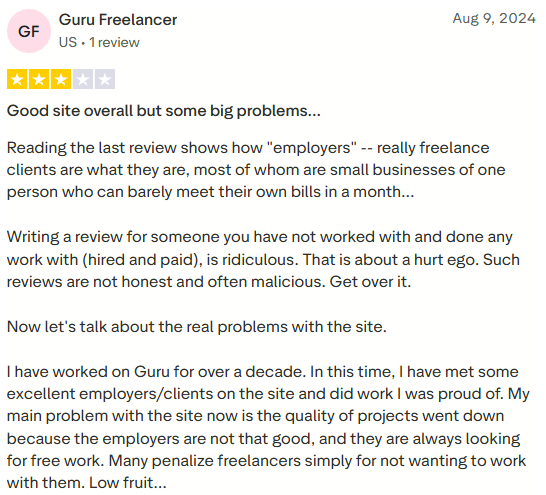 guru.com reviews